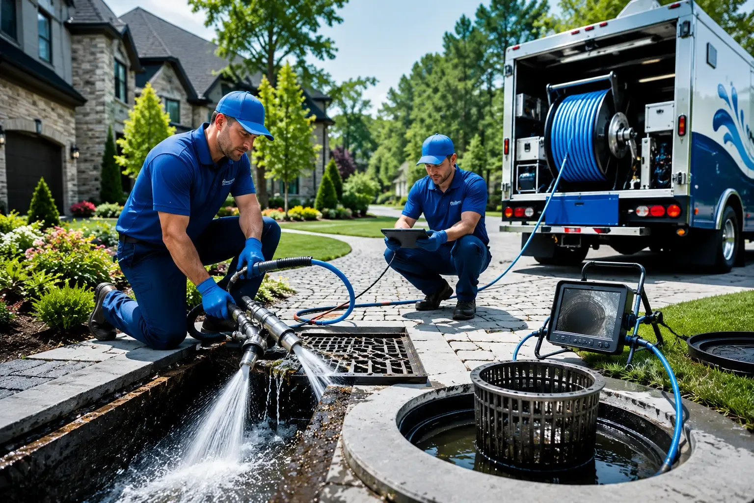 Local outdoor drain cleaning professionals in Knoxville, IA